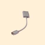 close up photo of the mobile phone adapter accessory with a focus on the USB-C connector