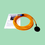 PRO series hydrophone with manual with a moss green background